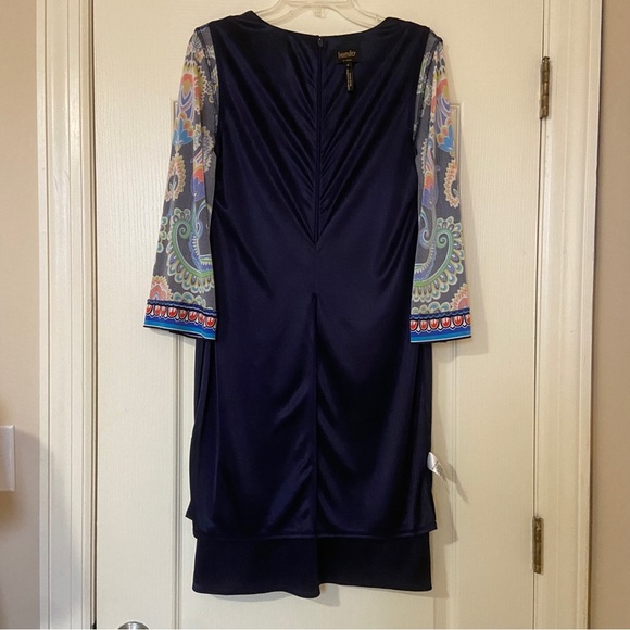 Laundry By Shelli Segal Blue and Orange Dress - Picture 6 of 12